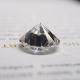 7.50 MM Moissanite Gemstone Certified VVS1 D Color Round Excellent Cut